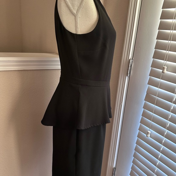 Banana Republic Black Peplum Dress - Picture 2 of 9